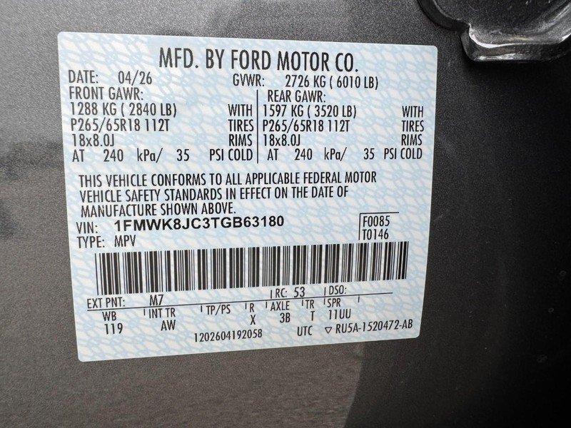New 2026 Ford Explorer Tremor w/ Tremor Ultimate Package AWD/4WD image 19