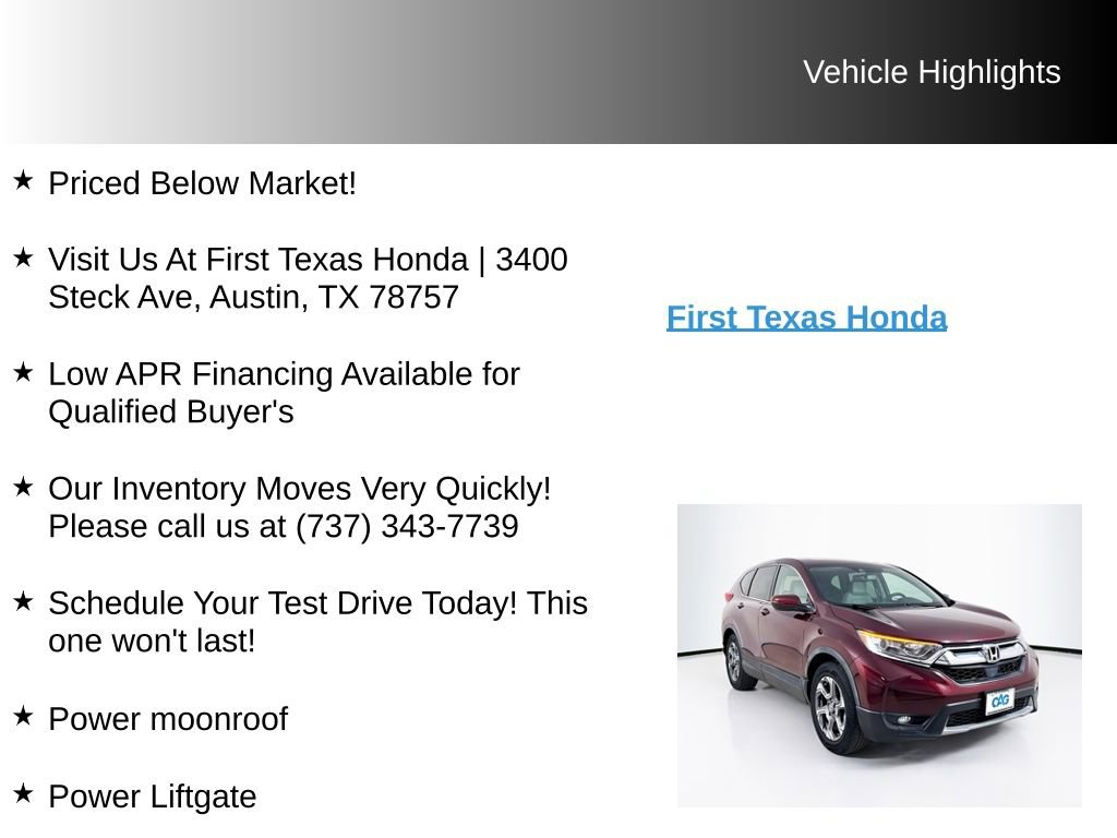 Used 2019 Honda CR-V EX-L image 9