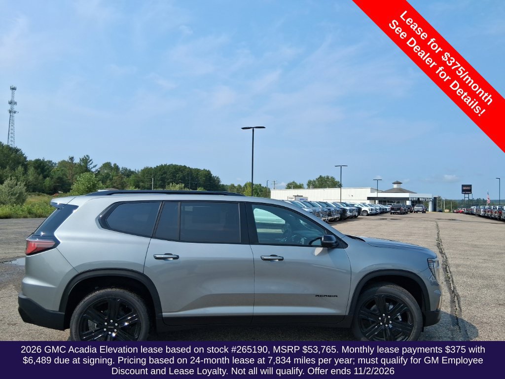 New 2026 GMC Acadia Elevation w/ Black Edition AWD/4WD image 7