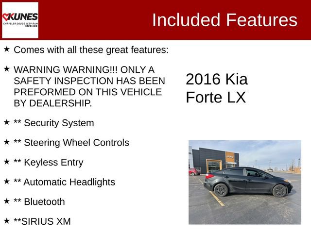 Used 2016 Kia Forte LX image 2