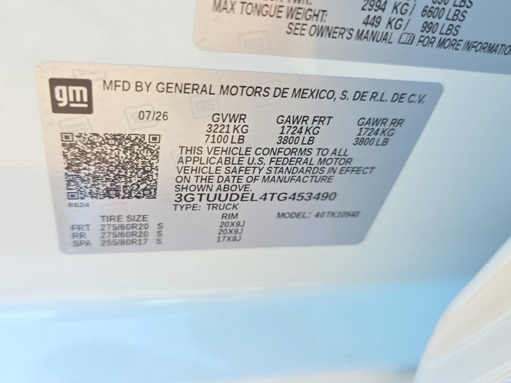 New 2026 GMC Sierra 1500 SLT w/ SLT Premium Plus Package AWD/4WD image 20