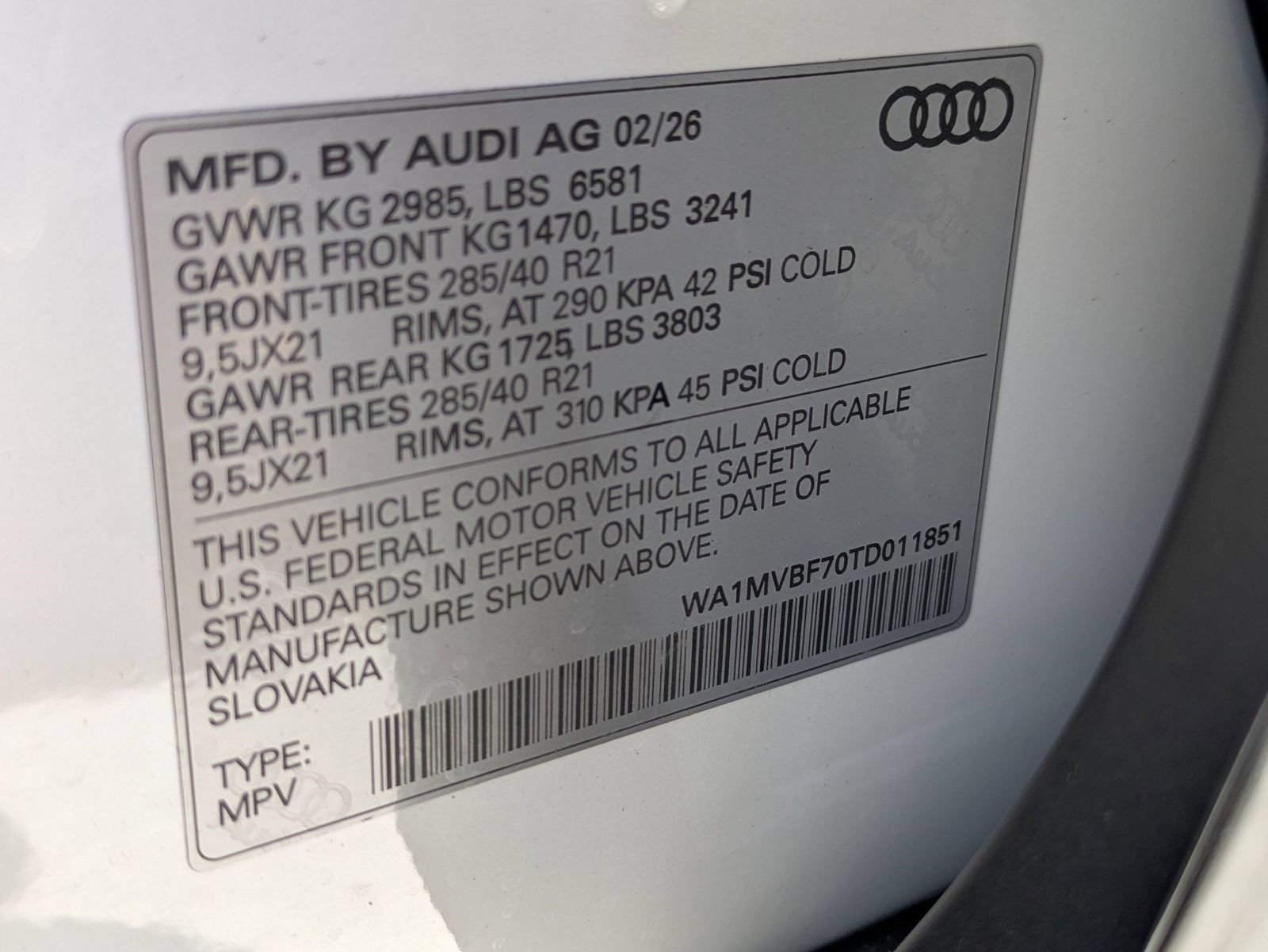 New 2026 Audi Q7 2.0T Premium Plus AWD/4WD image 17
