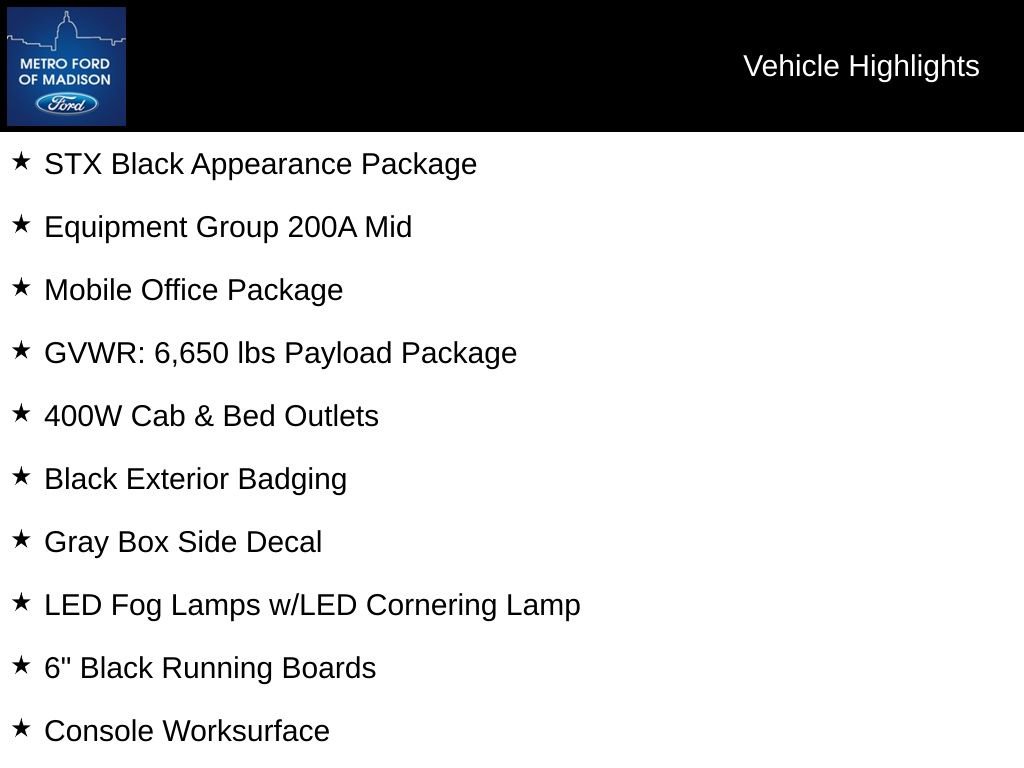 New 2025 Ford F150 STX w/ STX Black Appearance Package image 5