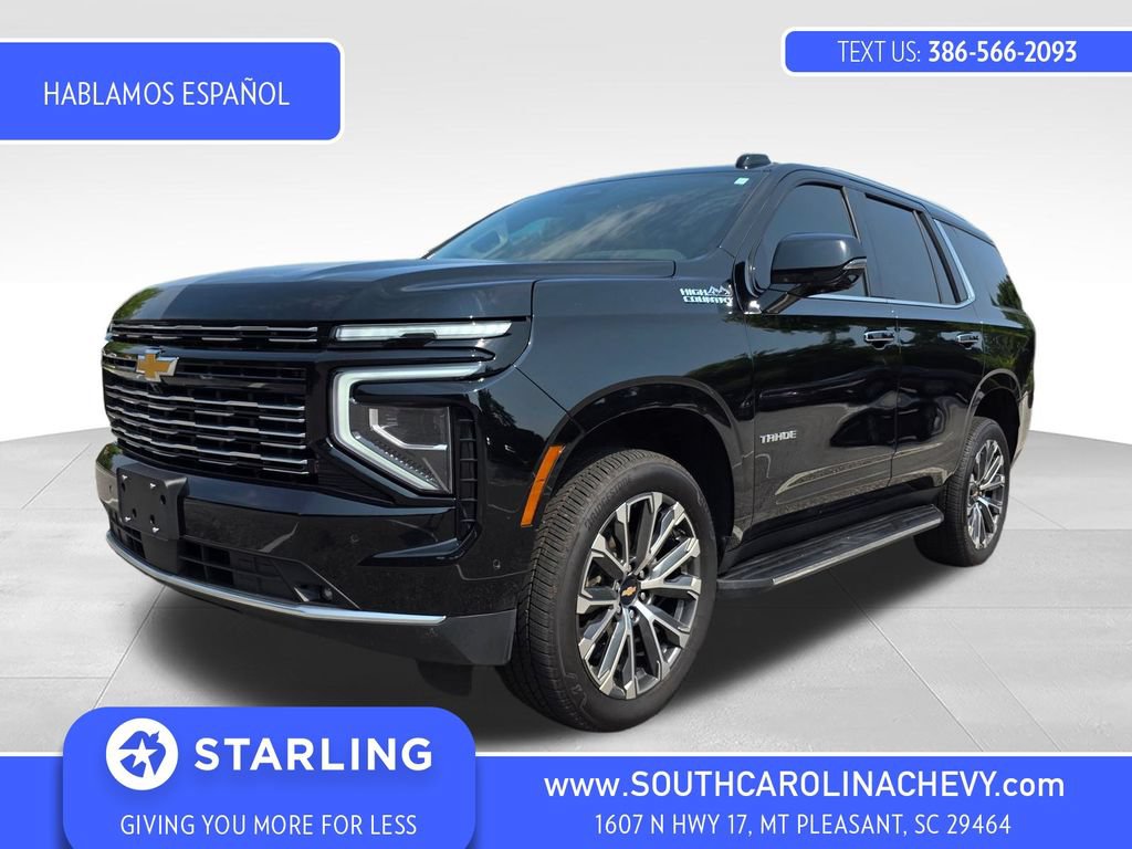 Certified 2026 Chevrolet Tahoe High Country