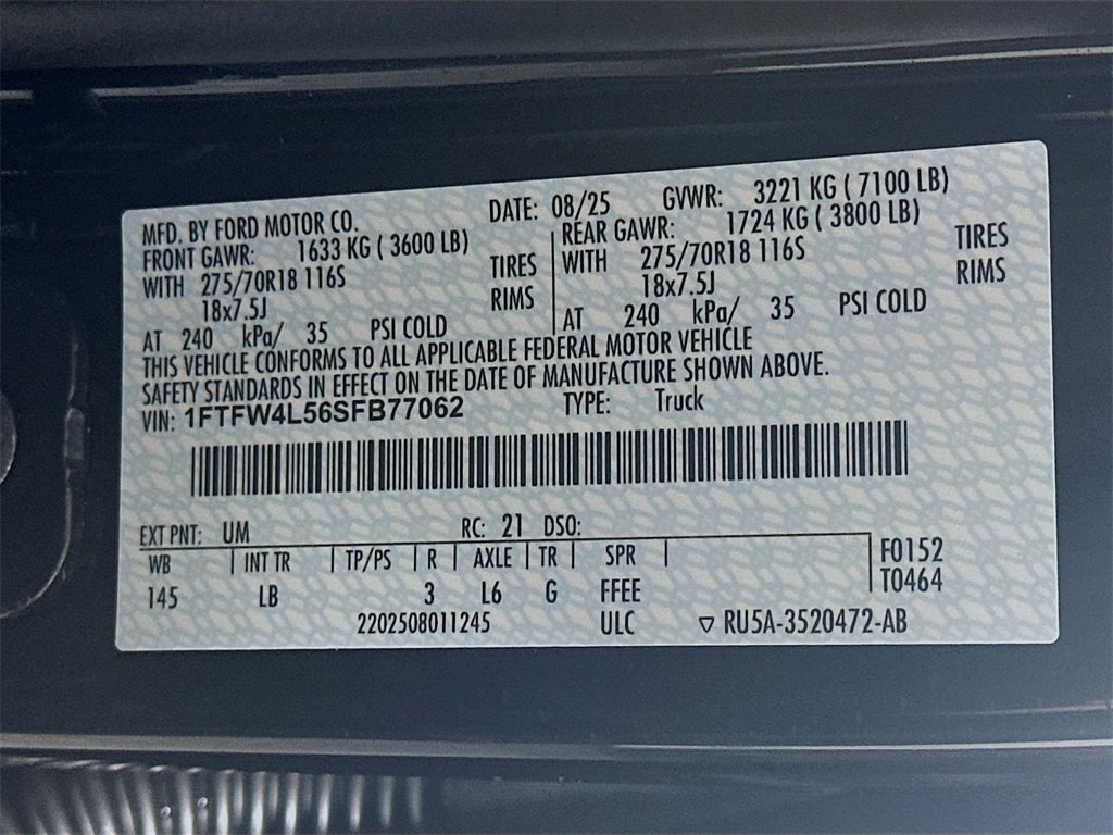 Used 2025 Ford F150 Tremor image 37