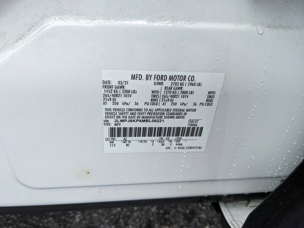 Used 2021 Lincoln Nautilus Reserve w/ Equipment Group 202A image 34