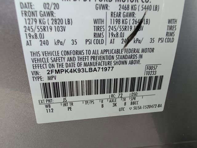 Used 2020 Ford Edge Titanium w/ Equipment Group 301A AWD/4WD image 35