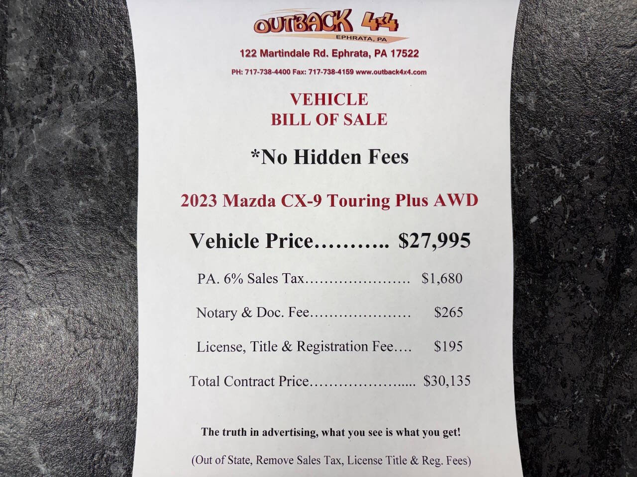 Used 2023 MAZDA CX-9 Touring Plus image 2