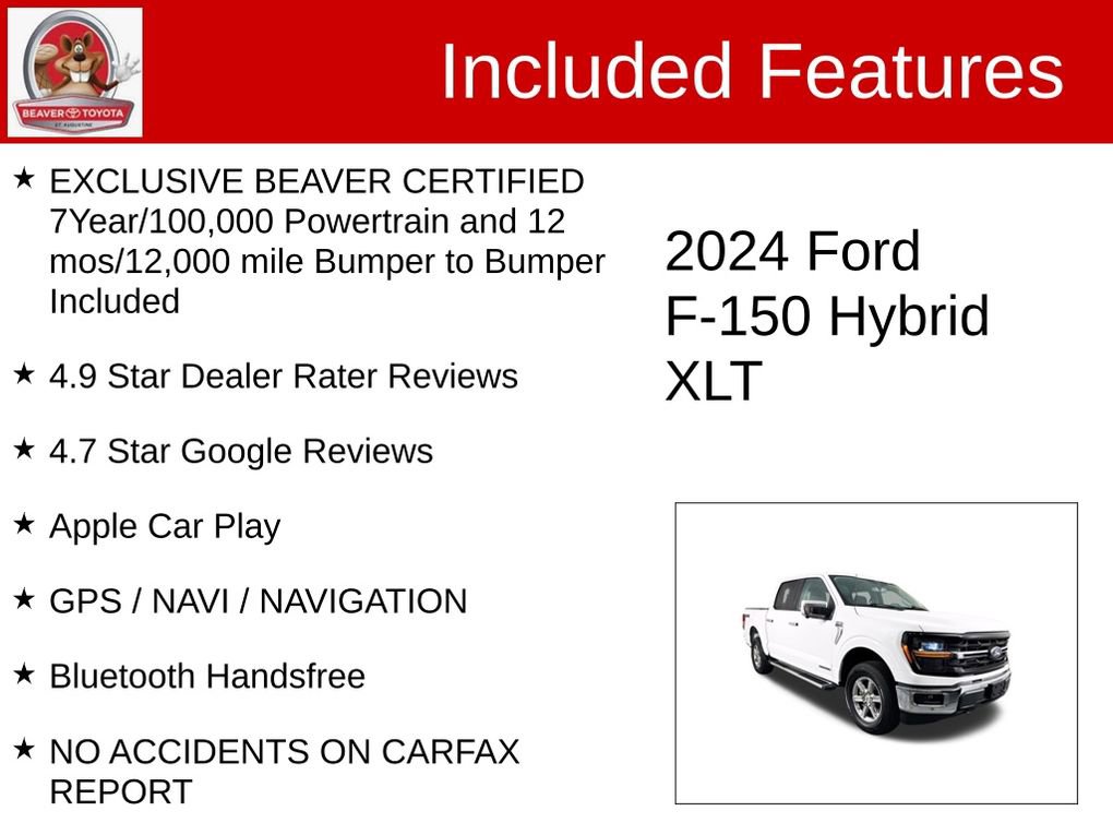 Used 2024 Ford F150 XLT w/ Equipment Group 302A MID AWD/4WD image 4