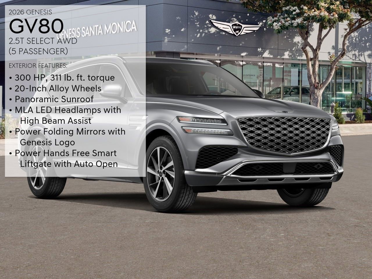 New 2026 Genesis GV80 2.5T Select image 3