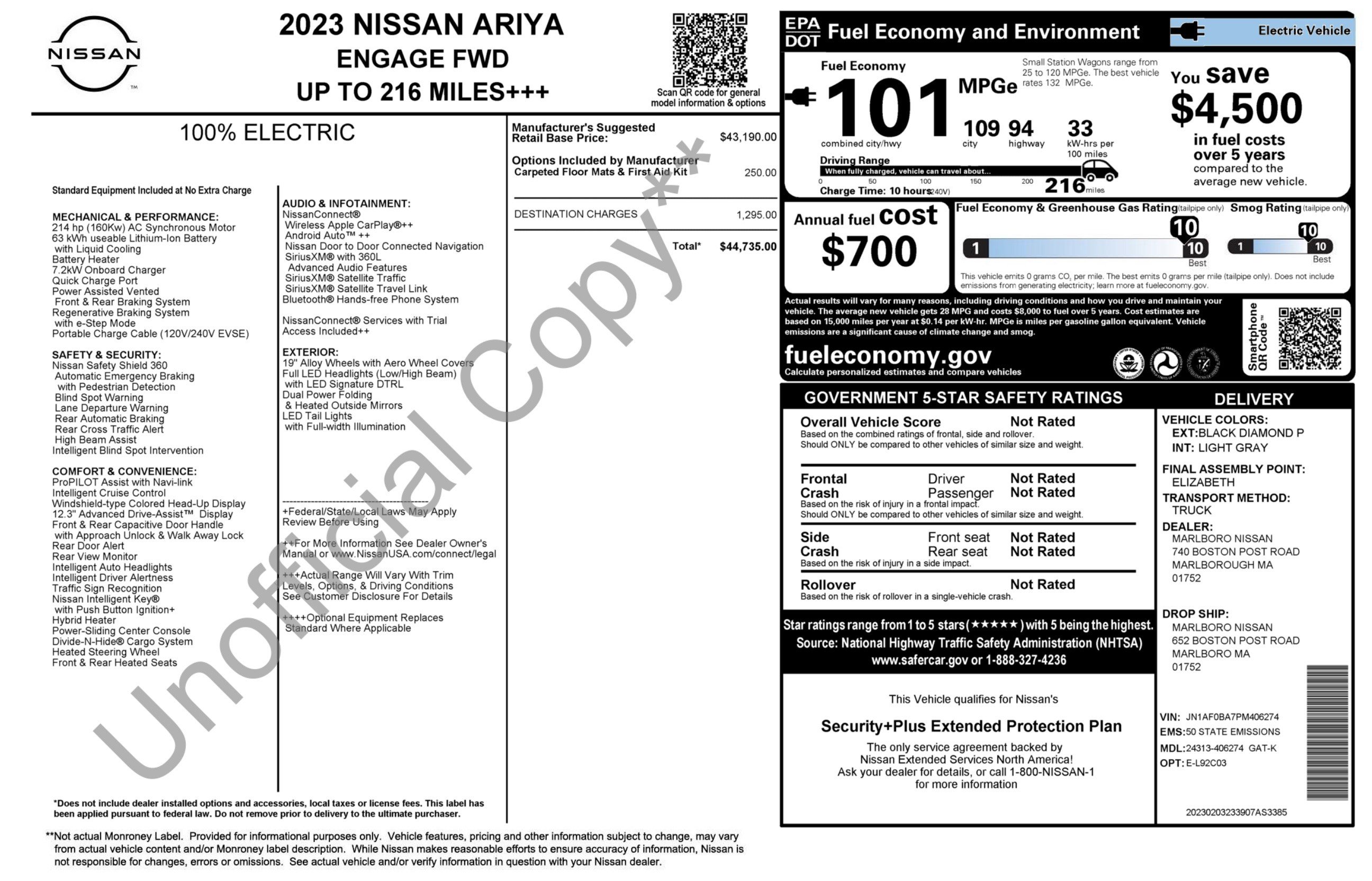 Used 2023 Nissan Ariya FWD image 2
