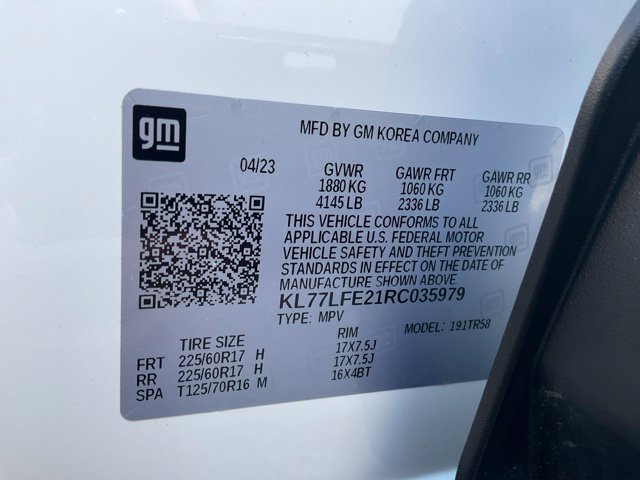 Used 2024 Chevrolet Trax LS w/ LS Convenience Package FWD image 31