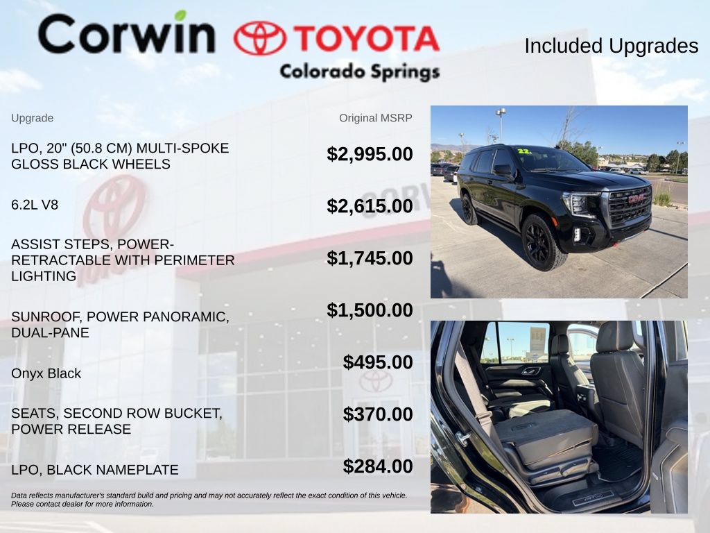 Used 2022 GMC Yukon AT4 AWD/4WD image 4