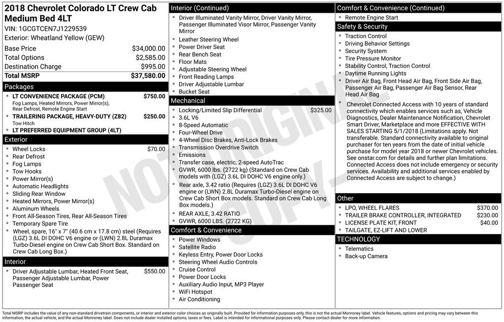 Used 2018 Chevrolet Colorado LT w/ LT Convenience Package image 11