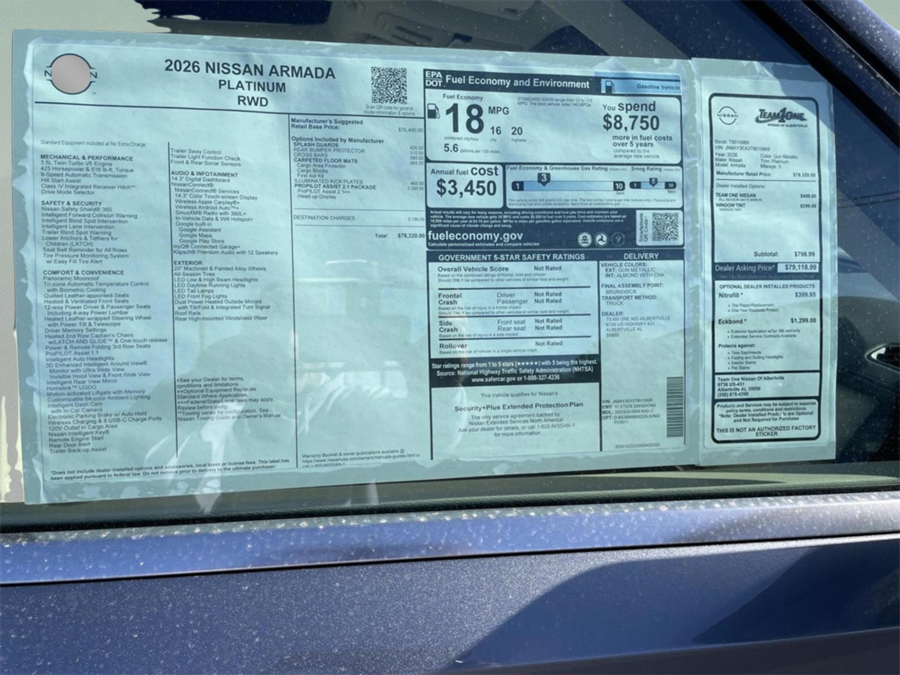New 2026 Nissan Armada Platinum image 20