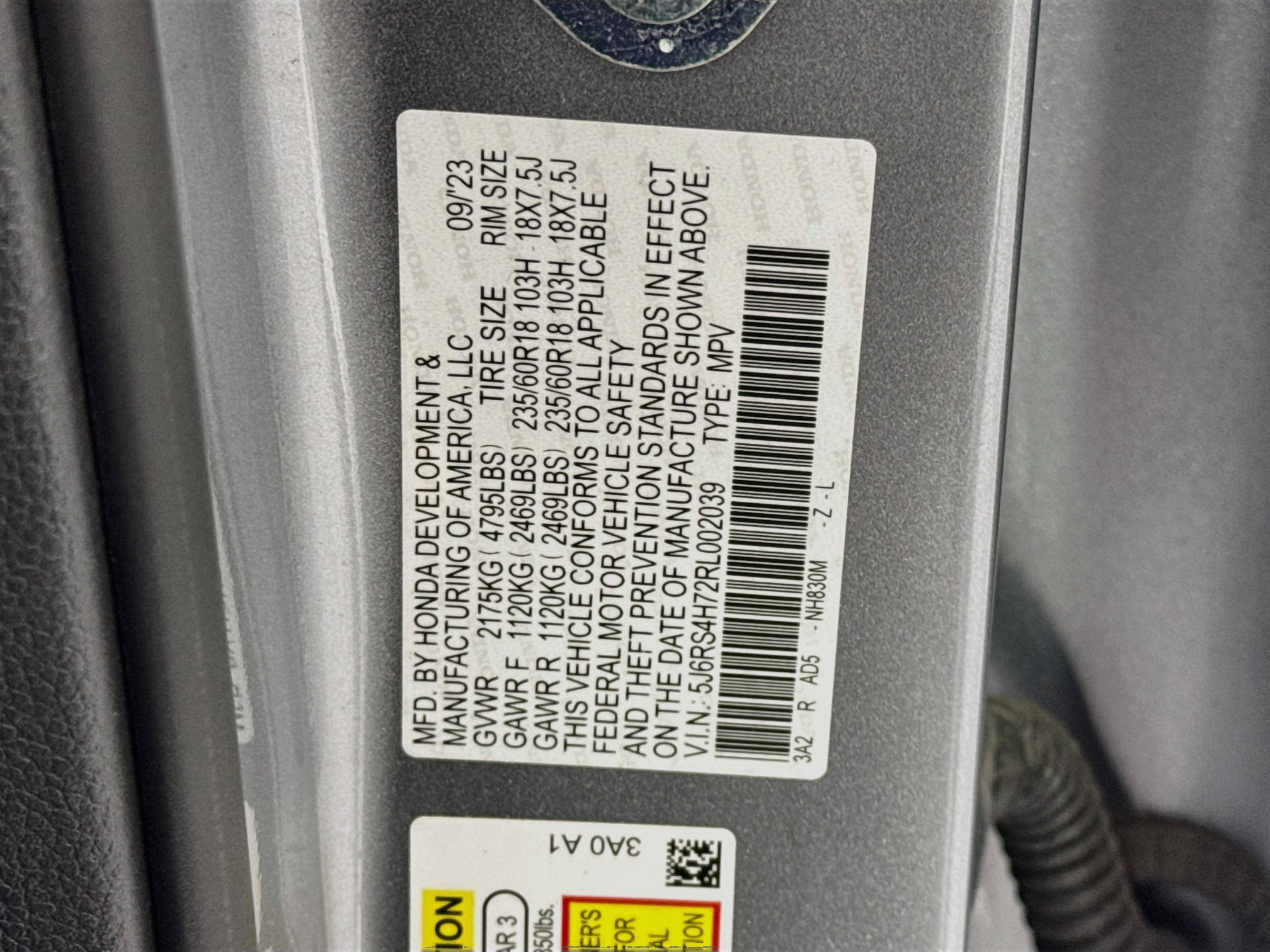 Certified 2024 Honda CR-V EX-L image 32