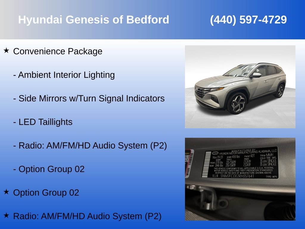 Used 2024 Hyundai Tucson SEL w/ Convenience Package AWD/4WD image 7