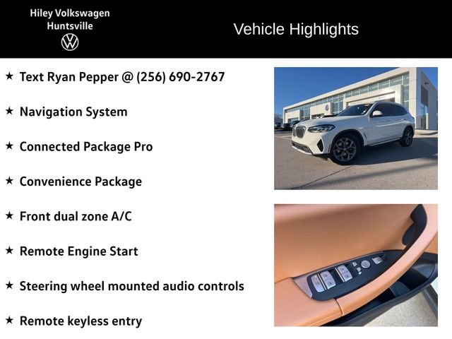 Used 2022 BMW X3 sDrive30i w/ Convenience Package image 6