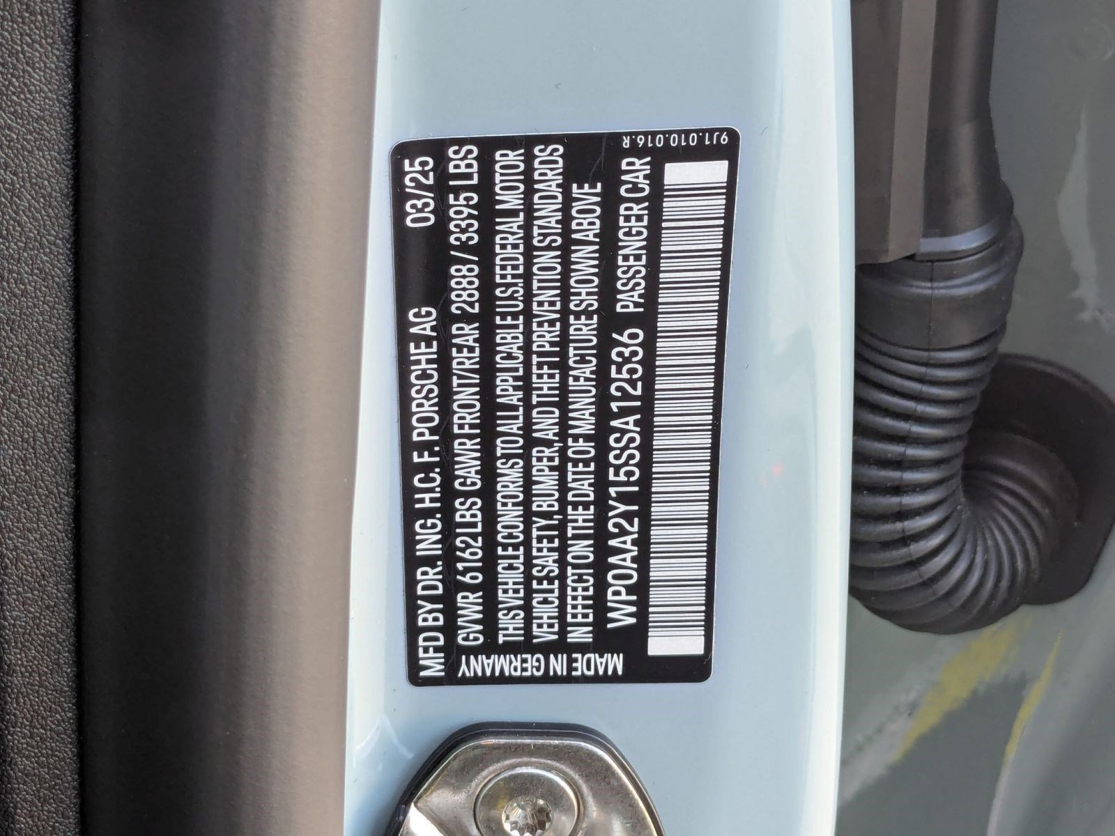 Certified 2025 Porsche Taycan RWD image 28