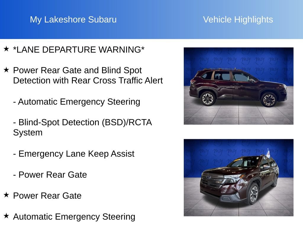 Certified 2026 Subaru Forester Premium AWD/4WD image 7