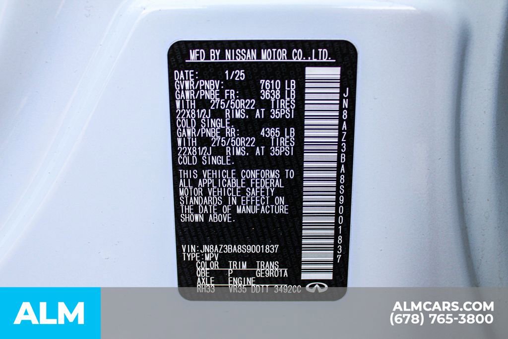 Used 2025 INFINITI QX80 Luxe image 42