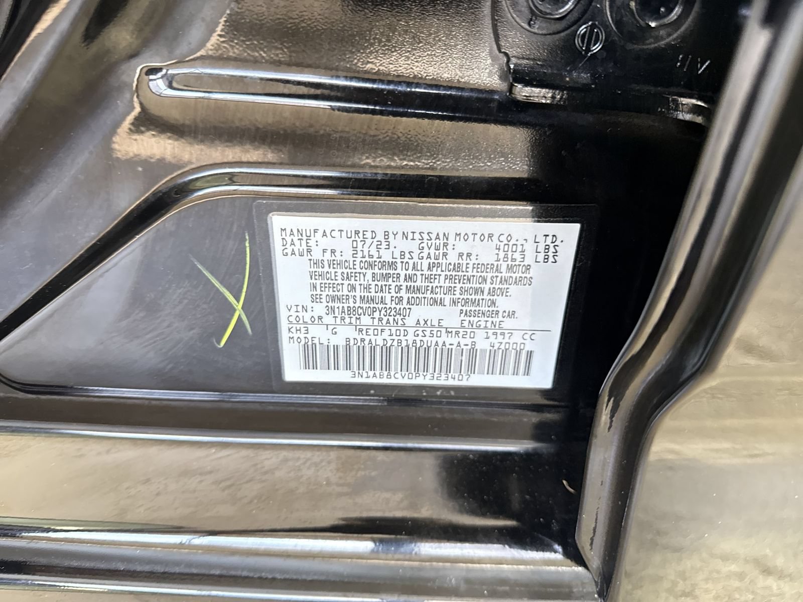Used 2023 Nissan Sentra SV w/ All-Weather Package FWD image 36
