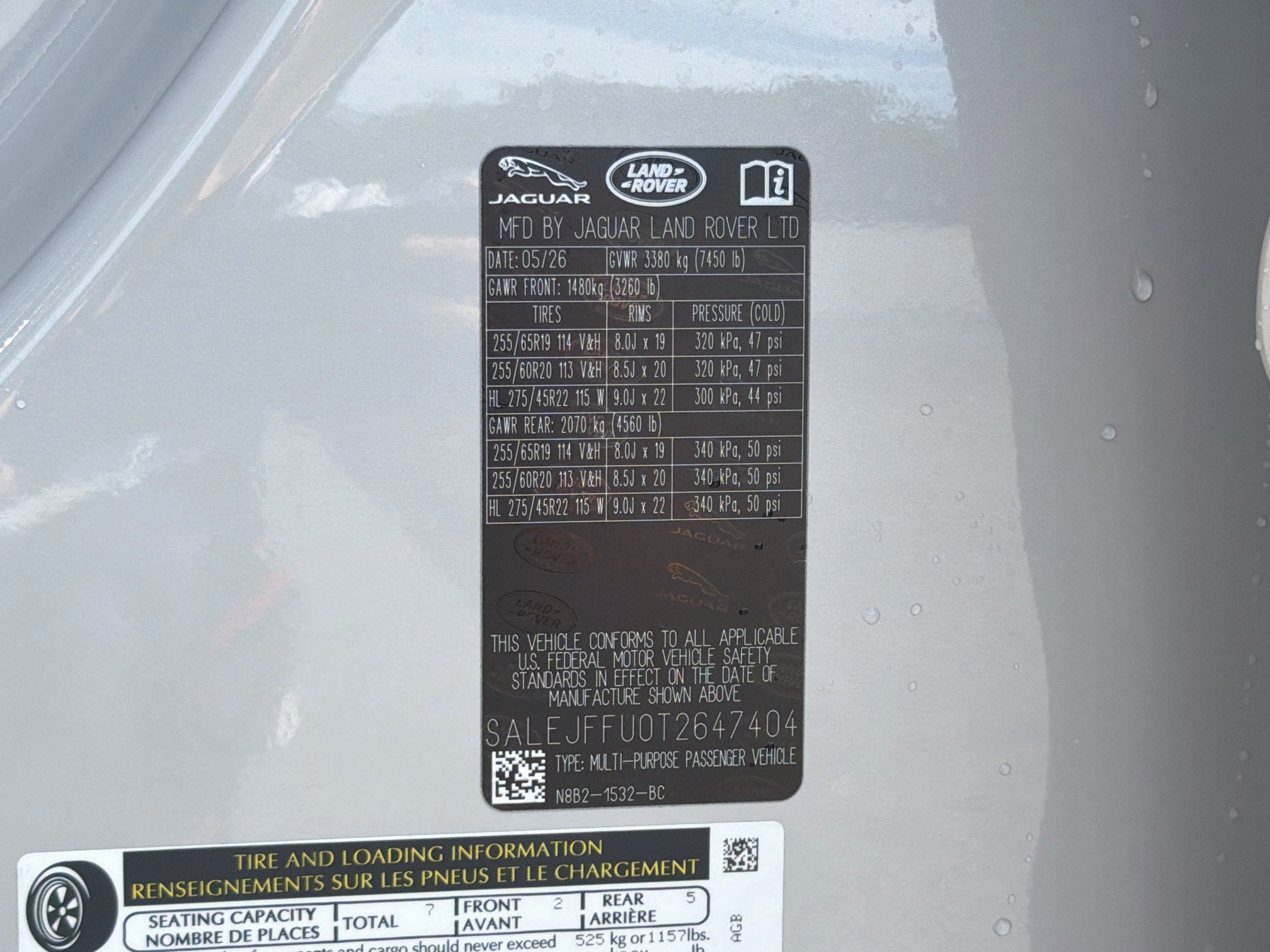 New 2026 Land Rover Defender 130 S AWD/4WD image 45
