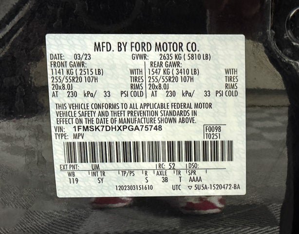 Used 2023 Ford Explorer XLT w/ Equipment Group 202A RWD image 15