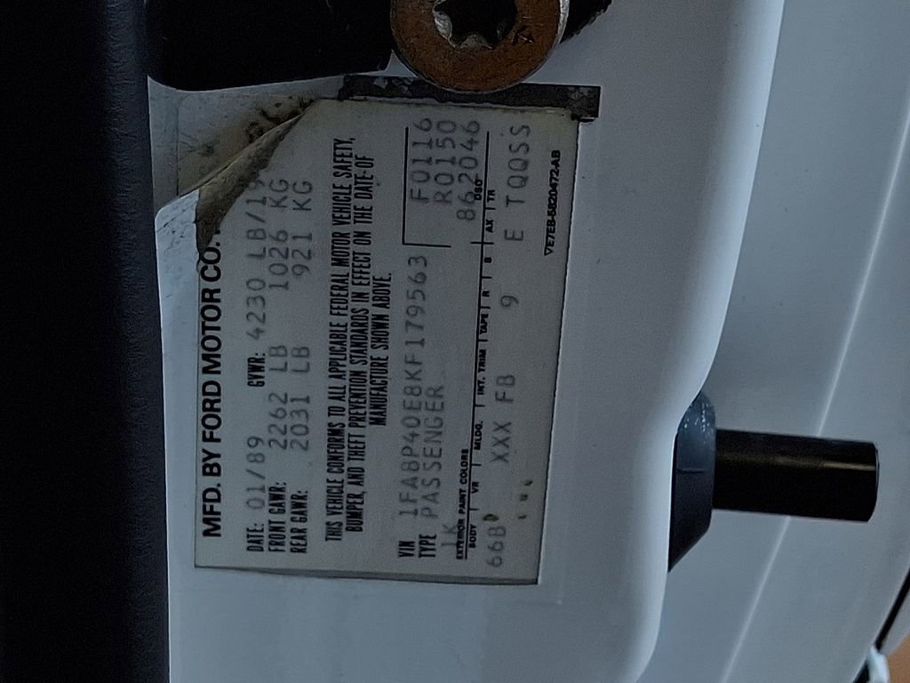 Used 1989 Ford Mustang LX image 29