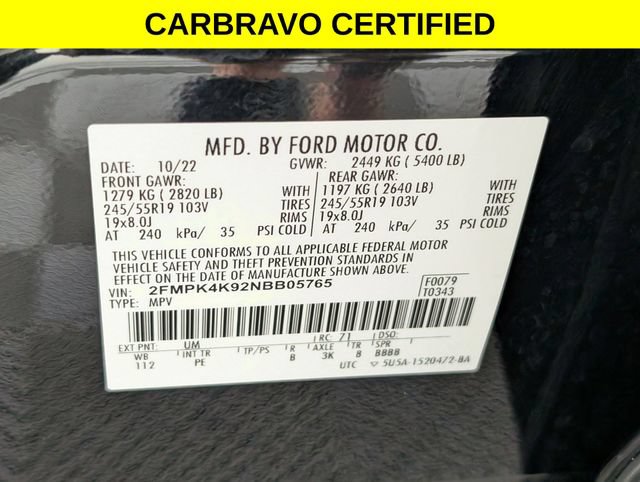 Used 2022 Ford Edge Titanium w/ Equipment Group 301A AWD/4WD image 37
