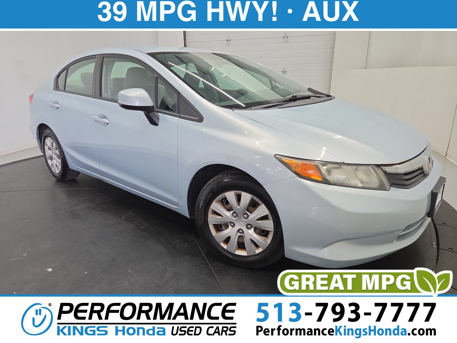 Used 2012 Honda Civic LX 360° Tour