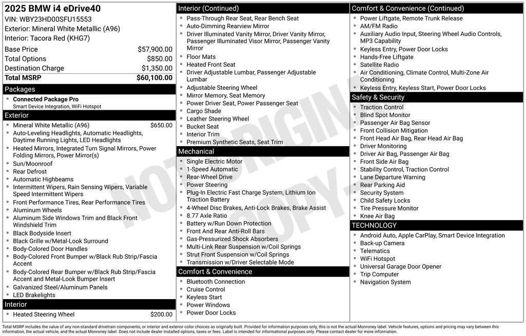 Certified 2025 BMW i4 eDrive40 RWD image 7