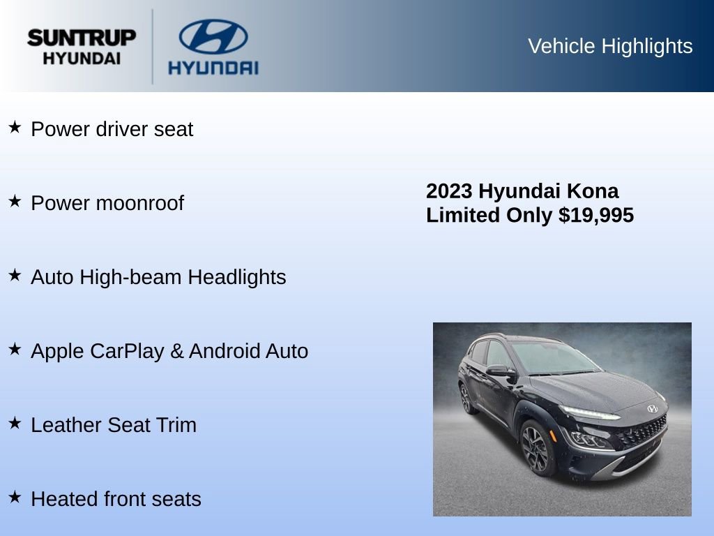 Used 2023 Hyundai Kona Limited image 16