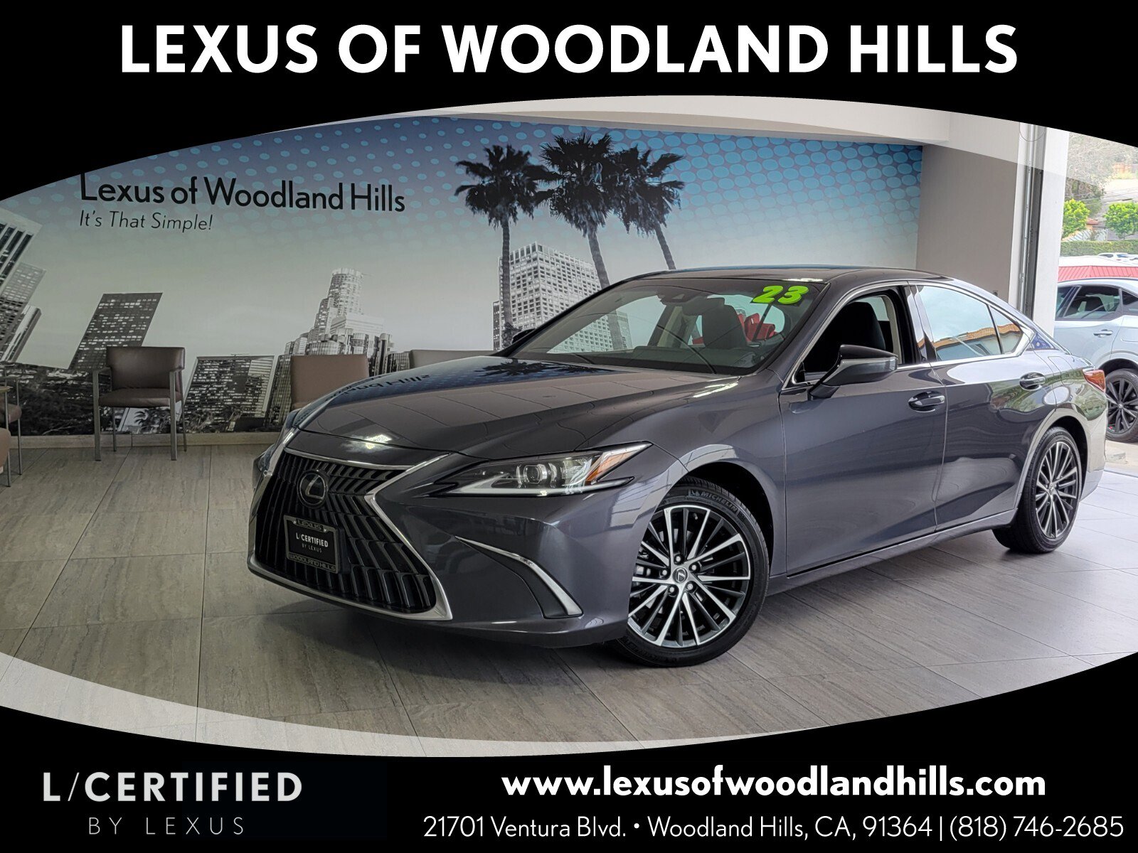 Certified 2023 Lexus ES 350 w/ Premium Package