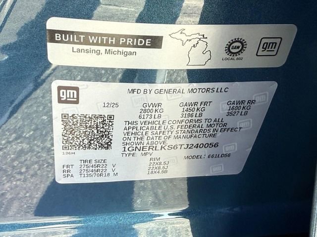 New 2026 Chevrolet Traverse RS w/ LPO, Floor Liner Package image 21