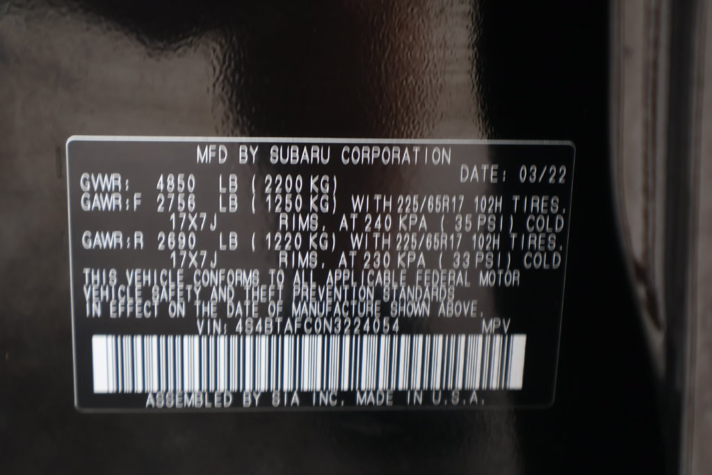 Certified 2022 Subaru Outback Premium AWD/4WD image 30