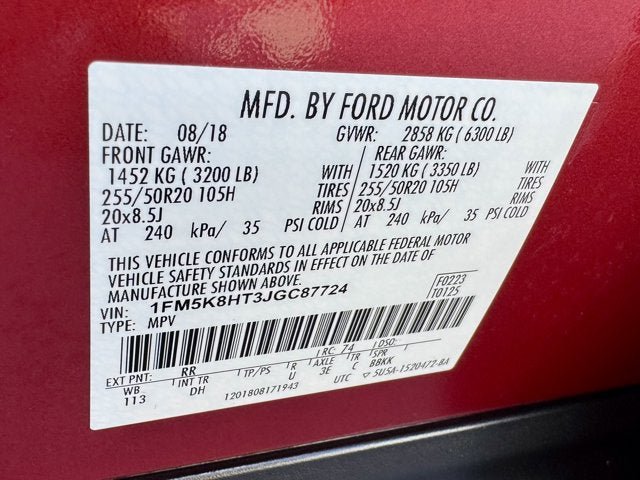 Used 2018 Ford Explorer Platinum AWD/4WD image 24