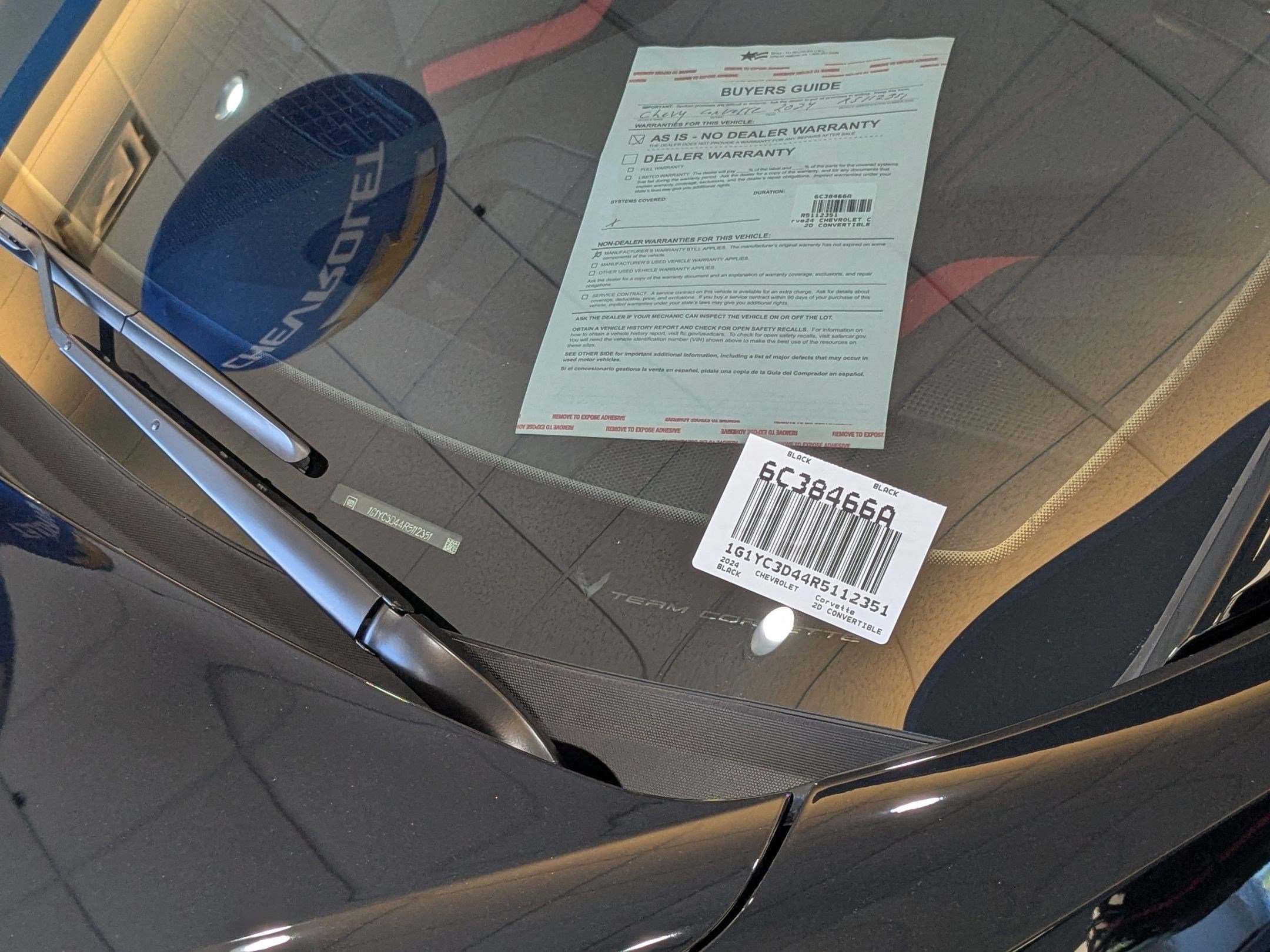 Used 2024 Chevrolet Corvette Stingray Premium Conv w/ Z51 Performance Package image 21