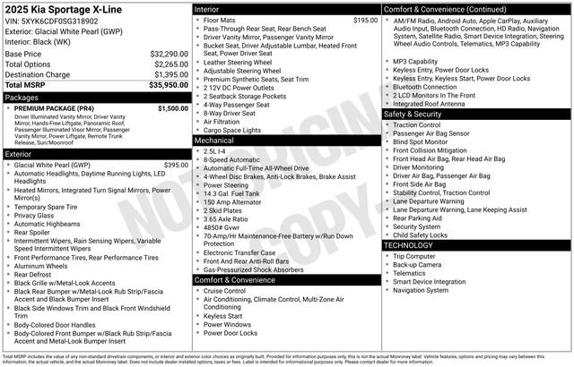 Used 2025 Kia Sportage X-Line w/ Premium Package image 24