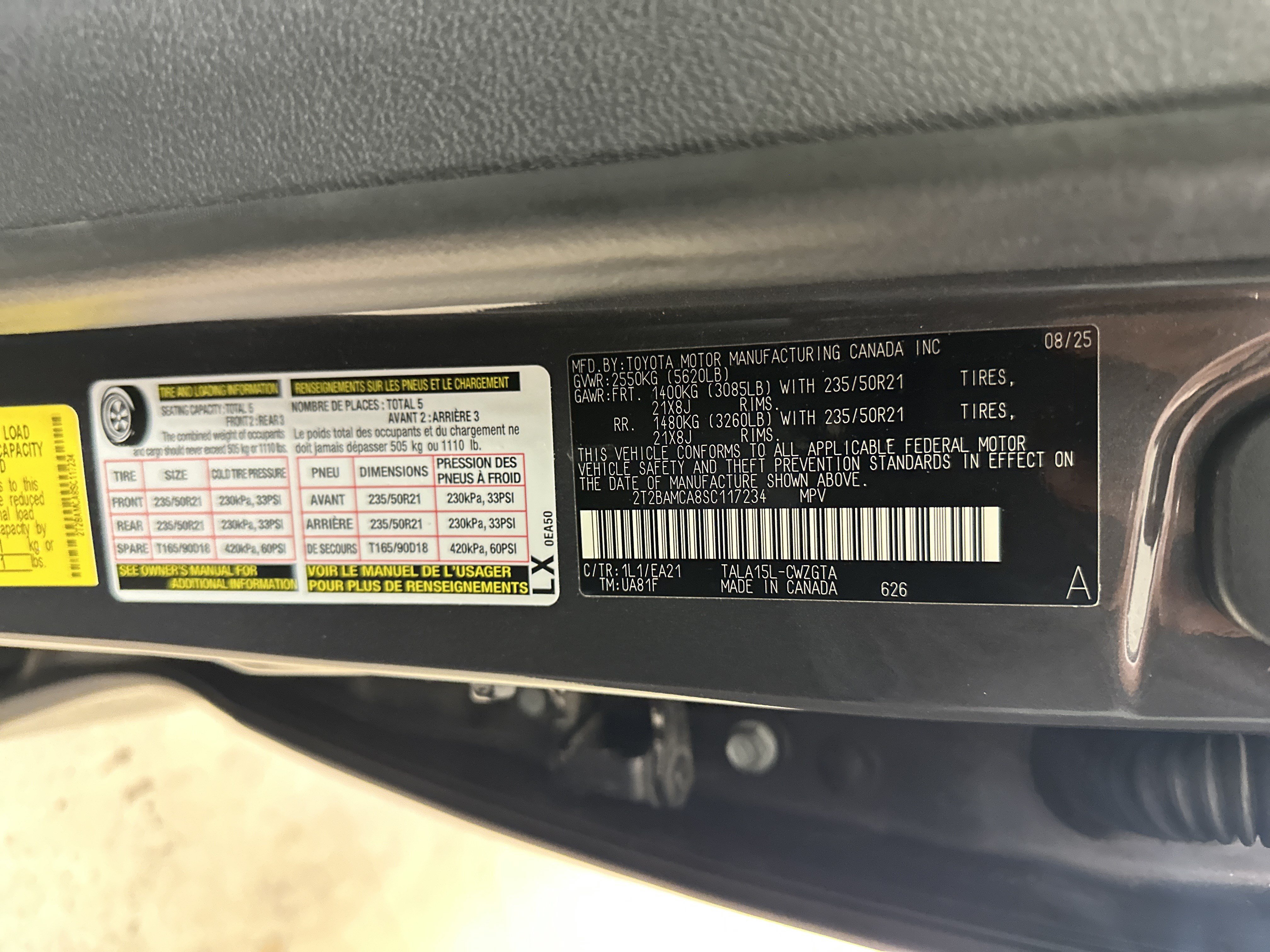 Used 2025 Lexus RX 350 Premium w/ Convenience Package AWD/4WD image 35