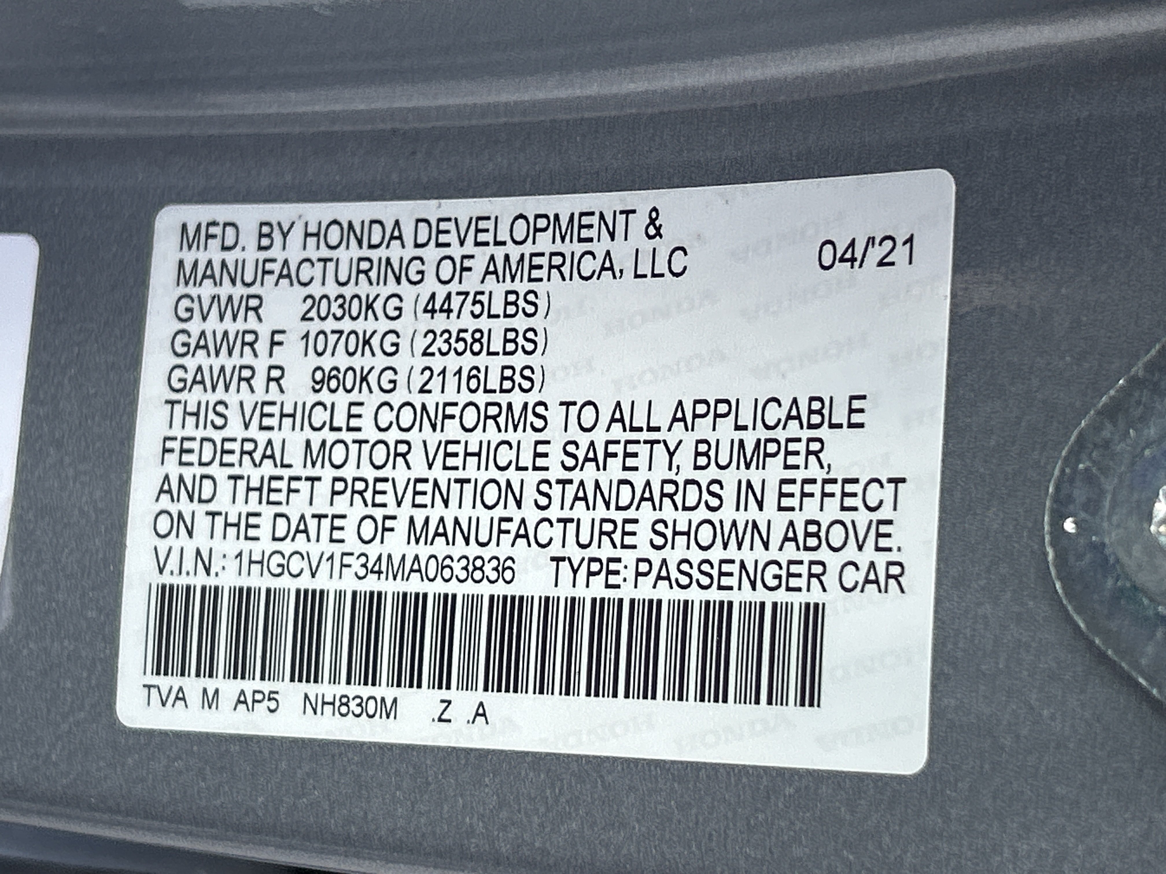 Used 2021 Honda Accord Sport image 36