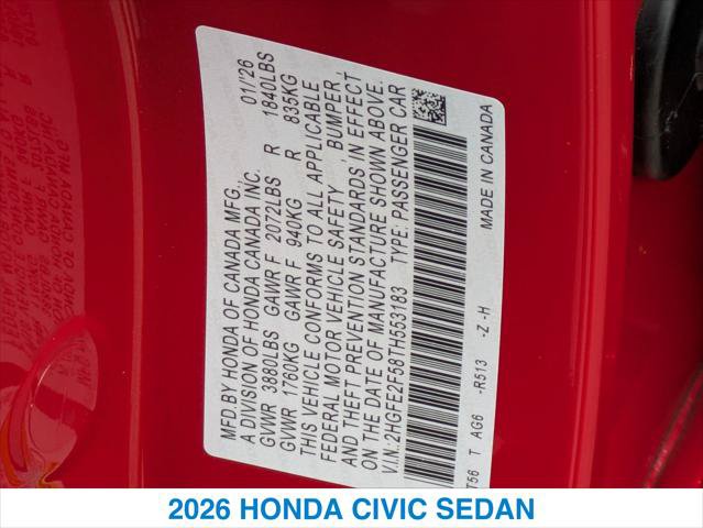 Used 2026 Honda Civic Sport image 26