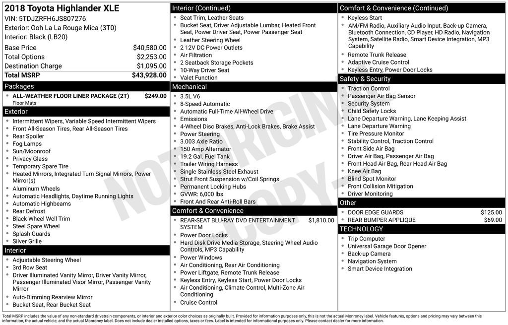 Used 2018 Toyota Highlander XLE image 5
