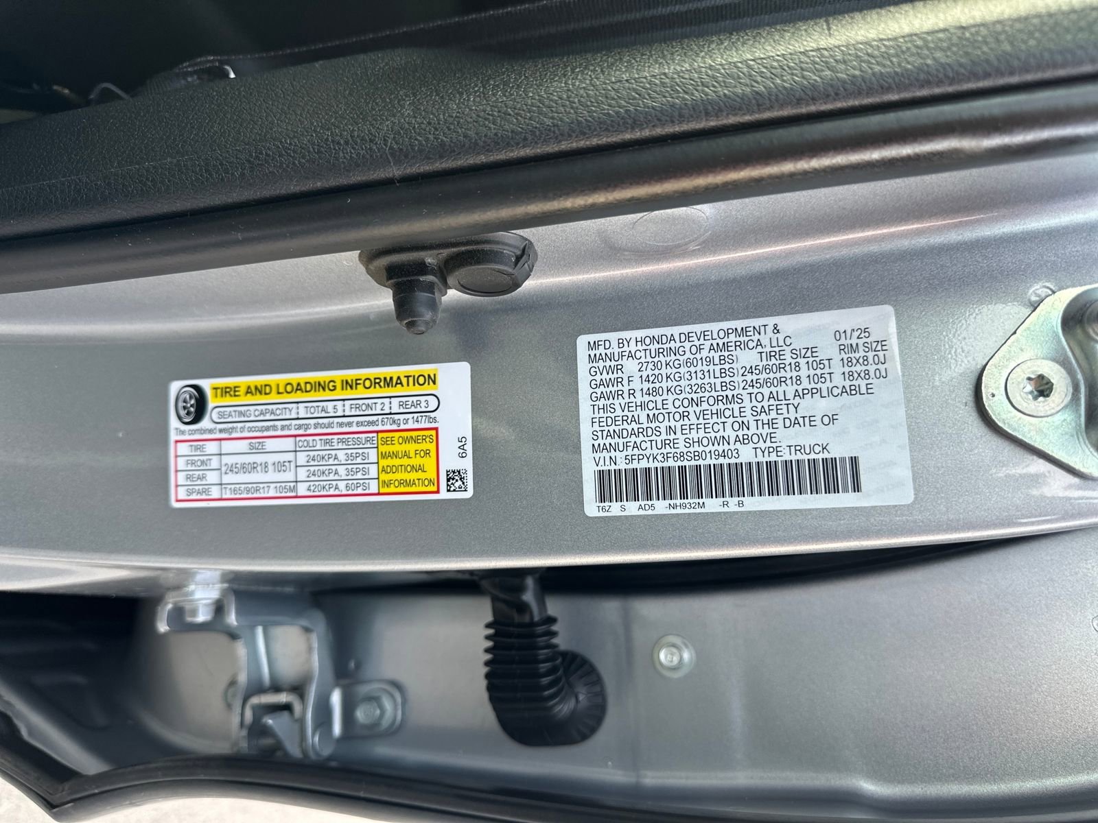 Used 2025 Honda Ridgeline TrailSport image 30