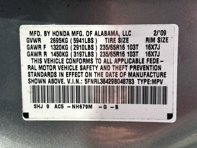 Used 2009 Honda Odyssey EX image 14
