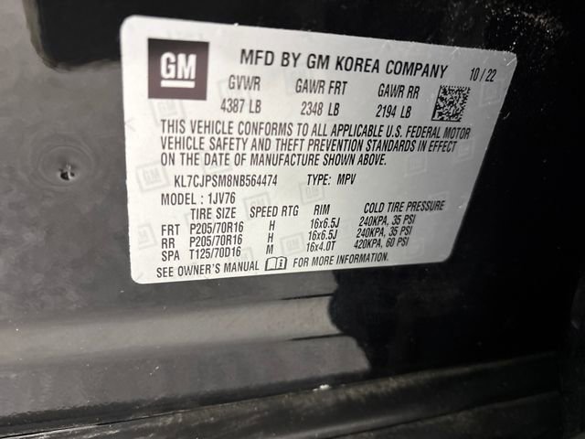 Used 2022 Chevrolet Trax LT w/ LT Convenience Package image 15