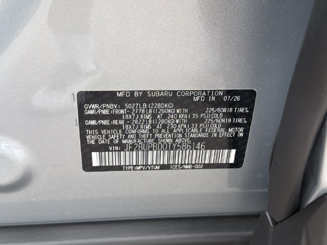 New 2026 Subaru Outback Premium AWD/4WD image 25
