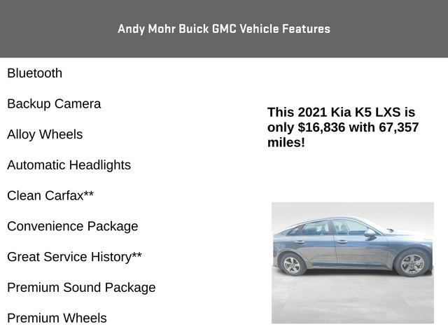 Used 2021 Kia K5 LXS FWD image 4