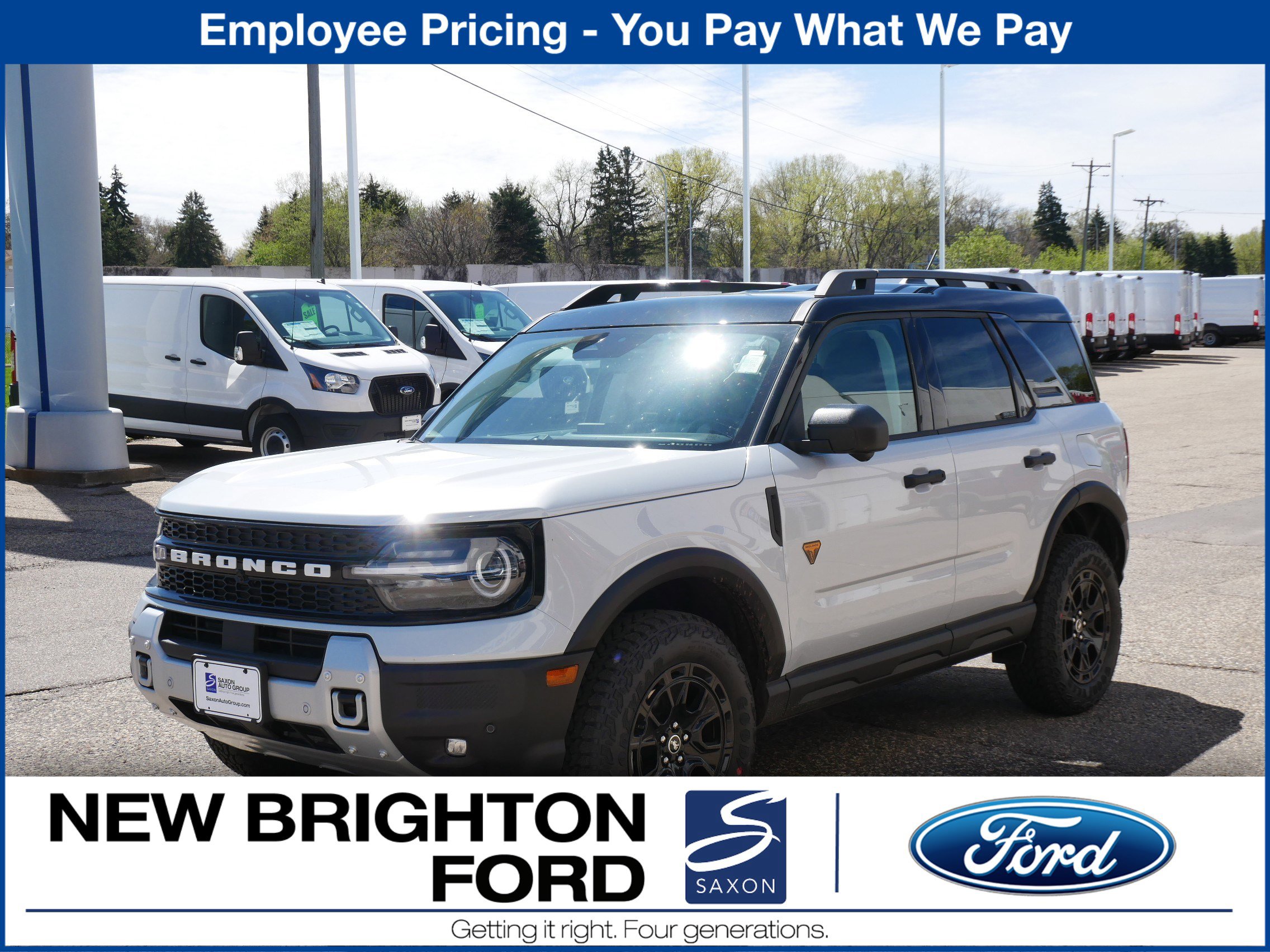 New 2026 Ford Bronco Sport Badlands w/ Sasquatch Badlands Package