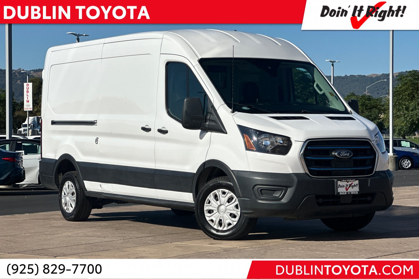 Used 2022 Ford E-Transit Medium Roof w/ Load Area Protection Package RWD 360° Tour